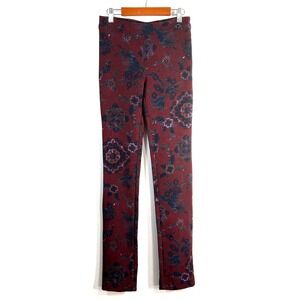 Urban Outfitters Womens XS UO Nyx  Ankle‎ Back Zip Hem Pant Floral Print Skinny